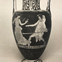 Lover in Pursuit, Real Photo Postcard of Grecian Amphora