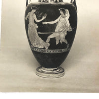 Lover in Pursuit, Real Photo Postcard of Grecian Amphora