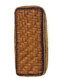 Antique Makah/Nootka, Pacific NW Coast, Bear Grass and Cedar Bark Oval Basket, c. 1900