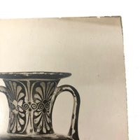 Lover in Pursuit, Real Photo Postcard of Grecian Amphora