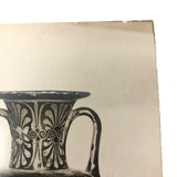 Lover in Pursuit, Real Photo Postcard of Grecian Amphora