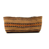 Antique Makah/Nootka, Pacific NW Coast, Bear Grass and Cedar Bark Oval Basket, c. 1900