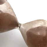Time Stopped: Antique Handblown Glass Hourglass with No Armature