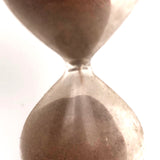 Time Stopped: Antique Handblown Glass Hourglass with No Armature
