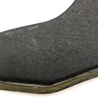 Pair of Old Folk Art Crate Wood Shoes, Presumed Trade Signs