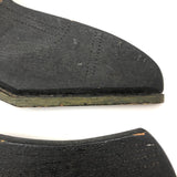 Pair of Old Folk Art Crate Wood Shoes, Presumed Trade Signs