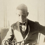 Sunlit Ray at the Chess Board, Dreamy Antique Photograph