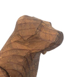 Sweet Carved, Jointed Folk Art Dog