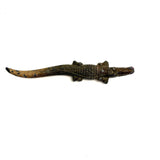 Excellent Old Die-Cast Alligator in Original Paint, Made in the USA