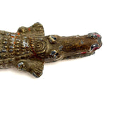 Excellent Old Die-Cast Alligator in Original Paint, Made in the USA