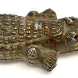 Excellent Old Die-Cast Alligator in Original Paint, Made in the USA