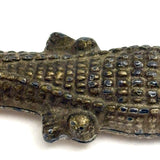 Excellent Old Die-Cast Alligator in Original Paint, Made in the USA