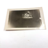 Shirtless Jumping Man in Front of Crowd, Projected, Ultra Evocative Old Real Photo Postcard