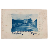 1906 Cuttyhunk "Hole in the Wall" Cyanotype Real Photo Post Card