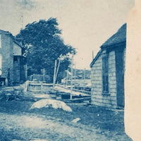 1906 Cuttyhunk "Hole in the Wall" Cyanotype Real Photo Post Card