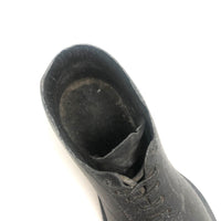 1916 Signed Folk Art (Heavy!) Miniature Cast Lead Shoe