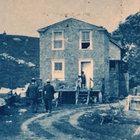 1906 Cuttyhunk "Hole in the Wall" Cyanotype Real Photo Post Card