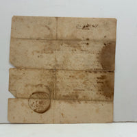 R.F Burham's 1831 Poem to Miss A. Esty with Circular Writing Expression of Love!