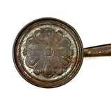 Sweet Early Tin Toy Rattle and Whistle Combo with Porcelain Tip