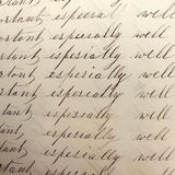 1857 Penmanship Practice Notebook with Unusual Sentences and Poignant Misspellings