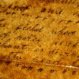 R.F Burham's 1831 Poem to Miss A. Esty with Circular Writing Expression of Love!