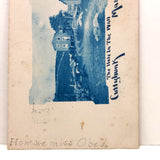 1906 Cuttyhunk "Hole in the Wall" Cyanotype Real Photo Post Card