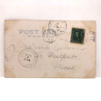 1906 Cuttyhunk "Hole in the Wall" Cyanotype Real Photo Post Card