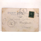 1906 Cuttyhunk "Hole in the Wall" Cyanotype Real Photo Post Card