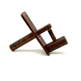 (Like Pounding a Gavel!) Very Satisfying Old Handmade Wooden Knocking Mallet Noisemaker