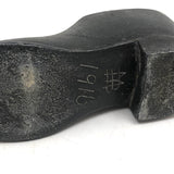 1916 Signed Folk Art (Heavy!) Miniature Cast Lead Shoe