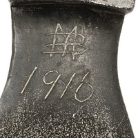 1916 Signed Folk Art (Heavy!) Miniature Cast Lead Shoe