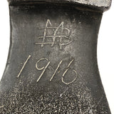 1916 Signed Folk Art (Heavy!) Miniature Cast Lead Shoe
