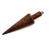 Great Form: Satisfying Old Carved Wooden Plumb Bob