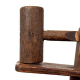 (Like Pounding a Gavel!) Very Satisfying Old Handmade Wooden Knocking Mallet Noisemaker