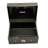Red Cross, 10 Cents, Metal Lock Box Turned Donation Collection Bank, WW2 Era