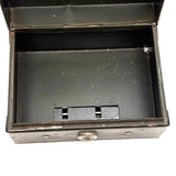 Red Cross, 10 Cents, Metal Lock Box Turned Donation Collection Bank, WW2 Era