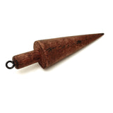 Great Form: Satisfying Old Carved Wooden Plumb Bob