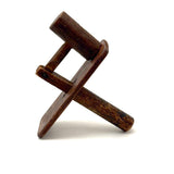 (Like Pounding a Gavel!) Very Satisfying Old Handmade Wooden Knocking Mallet Noisemaker