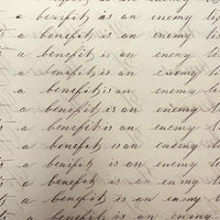 1857 Penmanship Practice Notebook with Unusual Sentences and Poignant Misspellings