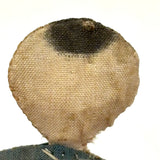 Tiny Hand-painted Asian Doll with Embroidered Butterflies and Wonderful Hands