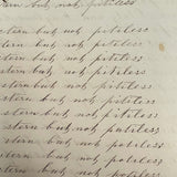 1857 Penmanship Practice Notebook with Unusual Sentences and Poignant Misspellings