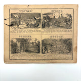 1857 Penmanship Practice Notebook with Unusual Sentences and Poignant Misspellings