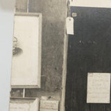 Very Old Batten Door, Earlyish 20th C. Real Photo Postcard