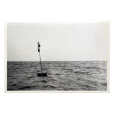 Lonely "Butt" at Sea, Perfectly Spare, Punny and Also Rather Existential Feeling Old Snapshot Photo
