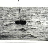 Lonely "Butt" at Sea, Perfectly Spare, Punny and Also Rather Existential Feeling Old Snapshot Photo