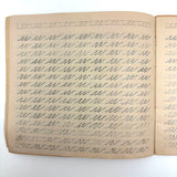 Me, Me, Me, On and On and On, Mabel's 1883 Single Letter and Short Word Penmanship Notebook