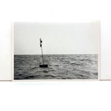Lonely "Butt" at Sea, Perfectly Spare, Punny and Also Rather Existential Feeling Old Snapshot Photo