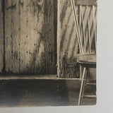 Very Old Batten Door, Earlyish 20th C. Real Photo Postcard