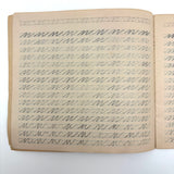 Me, Me, Me, On and On and On, Mabel's 1883 Single Letter and Short Word Penmanship Notebook
