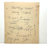 Two Houses with Gestural Trees, Henry Hinkel Crayon Drawing, 1913, Lancaster NY